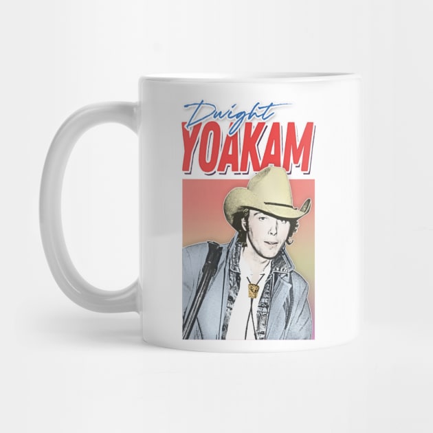 Dwight Yoakam / 80s Styled Retro Fan Design by DankFutura
